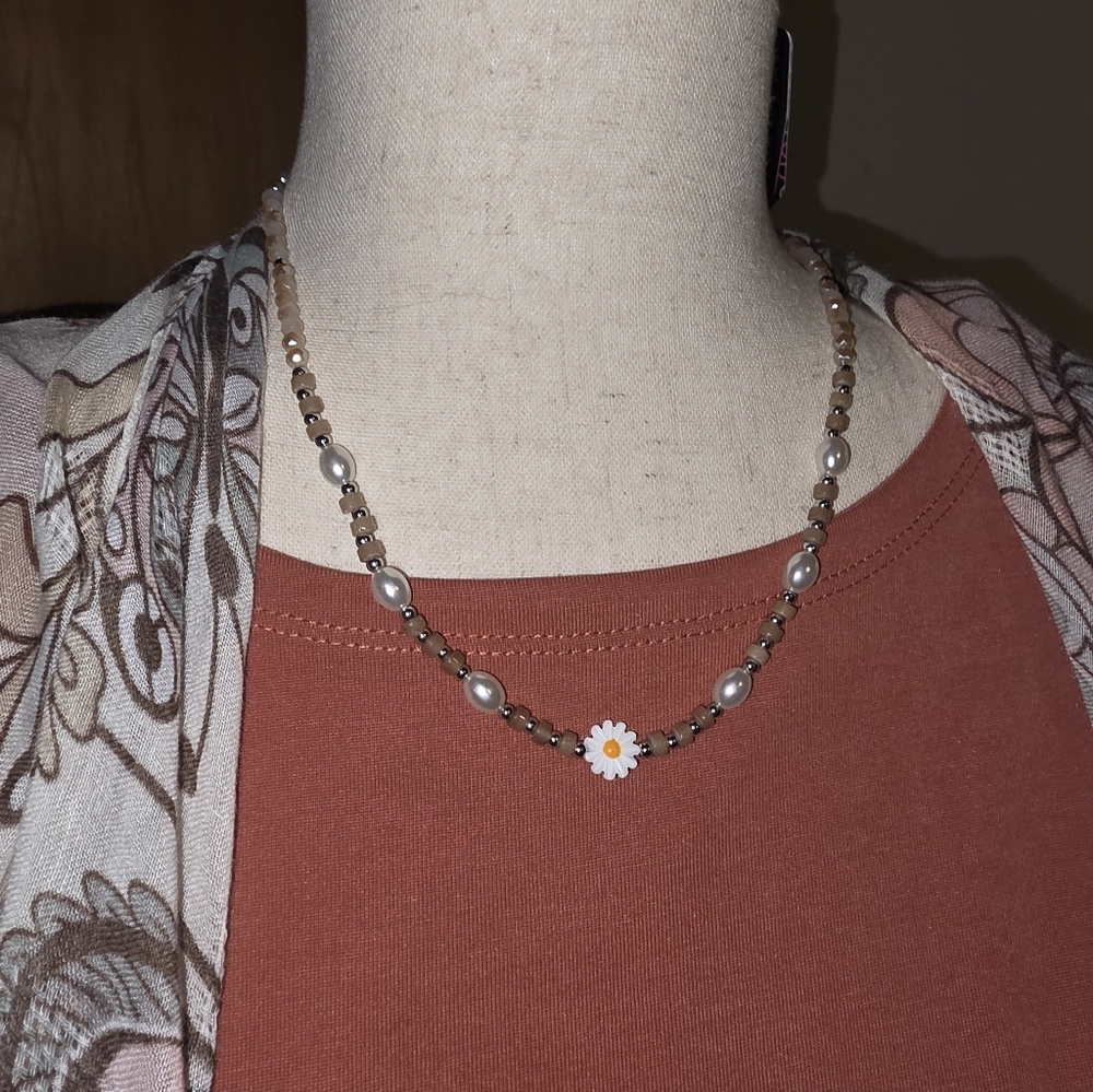 Paparazzi Silver Beaded Necklace - Picture 2 of 7